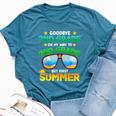 Goodbye 2Nd Grade Way To 3Rd Grade First Summer Graduation Bella Canvas T-shirt Heather Deep Teal