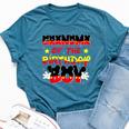 Grandma Of The Birthday Boy Mouse Family Matching Bella Canvas T-shirt Heather Deep Teal