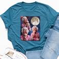 Grandma Howling Moon Grandma Licking Ice Cream Bella Canvas T-shirt Heather Deep Teal