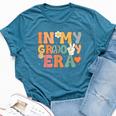 In My Groovy Era Hippie 60S 70S 80S Costume Theme Party Bella Canvas T-shirt Heather Deep Teal