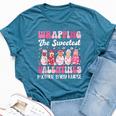 Groovy Wrapping The Sweetest Valentines Mother Baby Nurse Bella Canvas T-shirt Heather Deep Teal