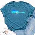 Guitar Lake Shadow Love Guitar Musician Outfit For Women Bella Canvas T-shirt Heather Deep Teal