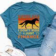 Horse Dad I Don't Ride Just Finance Horse Riders Bella Canvas T-shirt Heather Deep Teal