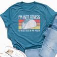 I'm Into Fitness Taco In My Mouth Youth Food Meme Bella Canvas T-shirt Heather Deep Teal