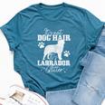 It's Not Dog Hair It's Labradorglitter Lab Dog Mom Bella Canvas T-shirt Heather Deep Teal