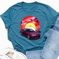 Jdm Skyline R33 Car Tuning Japan Fujiyama Drift Bella Canvas T-shirt Heather Deep Teal