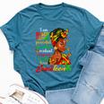 Junenth I Am Black History Africa For Black Girls Bella Canvas T-shirt Heather Deep Teal