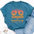 Just A Girl Who Loves Sunshine And Wingsuit Flying For Woma Bella Canvas T-shirt Heather Deep Teal