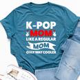 K-Pop Mom Like A Regular Mom Only Way Cooler Lgbt Gay Pride Bella Canvas T-shirt Heather Deep Teal