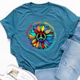 Kindness Peace Equality Love Hope Rainbow Human Rights Bella Canvas T-shirt Heather Deep Teal