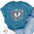 L&D Nurse Labor And Delivery Squad Fundal Rubs Baby Snuggs Bella Canvas T-shirt Heather Deep Teal