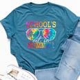 Last Day Of School Schools Out For Summer Teacher Students Bella Canvas T-shirt Heather Deep Teal