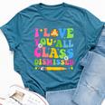 I Love You All Class Dismissed Teacher Last Day Of School Bella Canvas T-shirt Heather Deep Teal