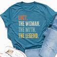 Lucy Woman Myth Legend Best Name Lucy Bella Canvas T-shirt Heather Deep Teal
