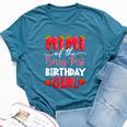 Mimi Of The Berry First Birthday Girl Strawberry Family Bella Canvas T-shirt Heather Deep Teal
