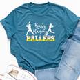 Mom Of Both Baseball Son Softball Daughter Bella Canvas T-shirt Heather Deep Teal