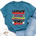 Mom And Dad Mama Birthday Boy Mouse Family Matching Bella Canvas T-shirt Heather Deep Teal