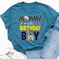Mommy 2Nd Outer Space Mother Family Matching Outfit Party Bella Canvas T-shirt Heather Deep Teal