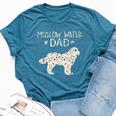 Moscow Water Dad Floral Dog Lover Bella Canvas T-shirt Heather Deep Teal