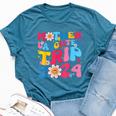 Mother Daughter Trip 2024 Family Vacation Mom Daughter Retro Bella Canvas T-shirt Heather Deep Teal