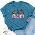 Gnomes Mom Cute Mama Mommy Floral Garden Women Bella Canvas T-shirt Heather Deep Teal