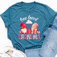 One Loved Grandma Valentine Grandmother Valentines Day Bella Canvas T-shirt Heather Deep Teal