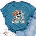 Overstimulated Moms Club Happy Mother's Day Mom Trendy Words Bella Canvas T-shirt Heather Deep Teal