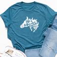 Quarter Horse Barrell Racing Bella Canvas T-shirt Heather Deep Teal