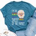 Rainbow Sheep Gay Sheep Of The Family Lgbtq Stuff Lesbian Bella Canvas T-shirt Heather Deep Teal