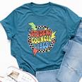 Retro Student Council Vibes Groovy School Student Council Bella Canvas T-shirt Heather Deep Teal