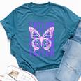 Retro Taylor First Name Personalized Groovy Birthday Girl Bella Canvas T-shirt Heather Deep Teal