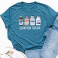 Sedation Squad Pharmacology Crna Icu Nurse Appreciation Bella Canvas T-shirt Heather Deep Teal