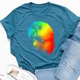 Senegal Parrot Colorful Rainbow Retro Bella Canvas T-shirt Heather Deep Teal