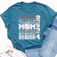 Senior Mom 2024 Baseball Class Of 2024 Graduation 2024 Bella Canvas T-shirt Heather Deep Teal
