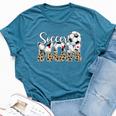 Soccer Mama Mom Mother Mother's Day Cheering Boy Sport Bella Canvas T-shirt Heather Deep Teal