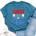 Sorry About My Wife Quote For Husband Bella Canvas T-shirt Heather Deep Teal