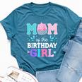Squish Mom Mallow Matching Squish Birthday Girl Mother's Day Bella Canvas T-shirt Heather Deep Teal