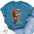I Am The Storm Junenth Black History Month African Women Bella Canvas T-shirt Heather Deep Teal