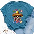 Sugar Skull Cinco De Mayo For Mexican Party Bella Canvas T-shirt Heather Deep Teal