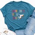 Unicorn Somebody's Feral Aunt Somebody's Feral Aunt Bella Canvas T-shirt Heather Deep Teal