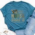 Va Nursing Va Nurse Veterans Nursing Nurse Bella Canvas T-shirt Heather Deep Teal