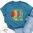 Volleyball- If You Want A Soft Serve N Girl Bella Canvas T-shirt Heather Deep Teal