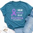 I Wear Purple For My Grandma Lupus Awareness Bella Canvas T-shirt Heather Deep Teal