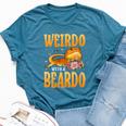 Weirdo With A Beardo Bearded Dragon Beardie Bella Canvas T-shirt Heather Deep Teal