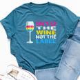 Into The Wine Not The Label Pansexual Lgbtq Pride Vintage Bella Canvas T-shirt Heather Deep Teal