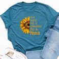 In A World Of Grandmas Be A Mema Special Grandma Bella Canvas T-shirt Heather Deep Teal