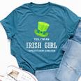Yes I’M An Irish Girl I Speak Fluent Sarcasm St Patrick's Bella Canvas T-shirt Heather Deep Teal