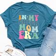 In My Cheer Mom Era Cheerleading Bella Canvas T-shirt Heather Navy