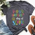 100 Days Of School Teacher 100Th Day Of School Bella Canvas T-shirt Heather Dark Grey