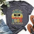 55 Year Old Vintage 1969 55Th Birthday Cassette Tape Bella Canvas T-shirt Heather Dark Grey